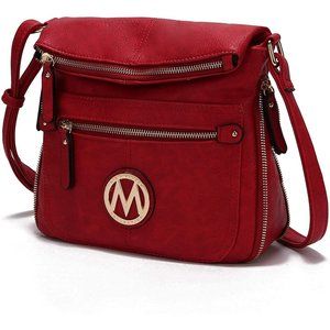Messenger Bag Leather Crossbody Satchel
